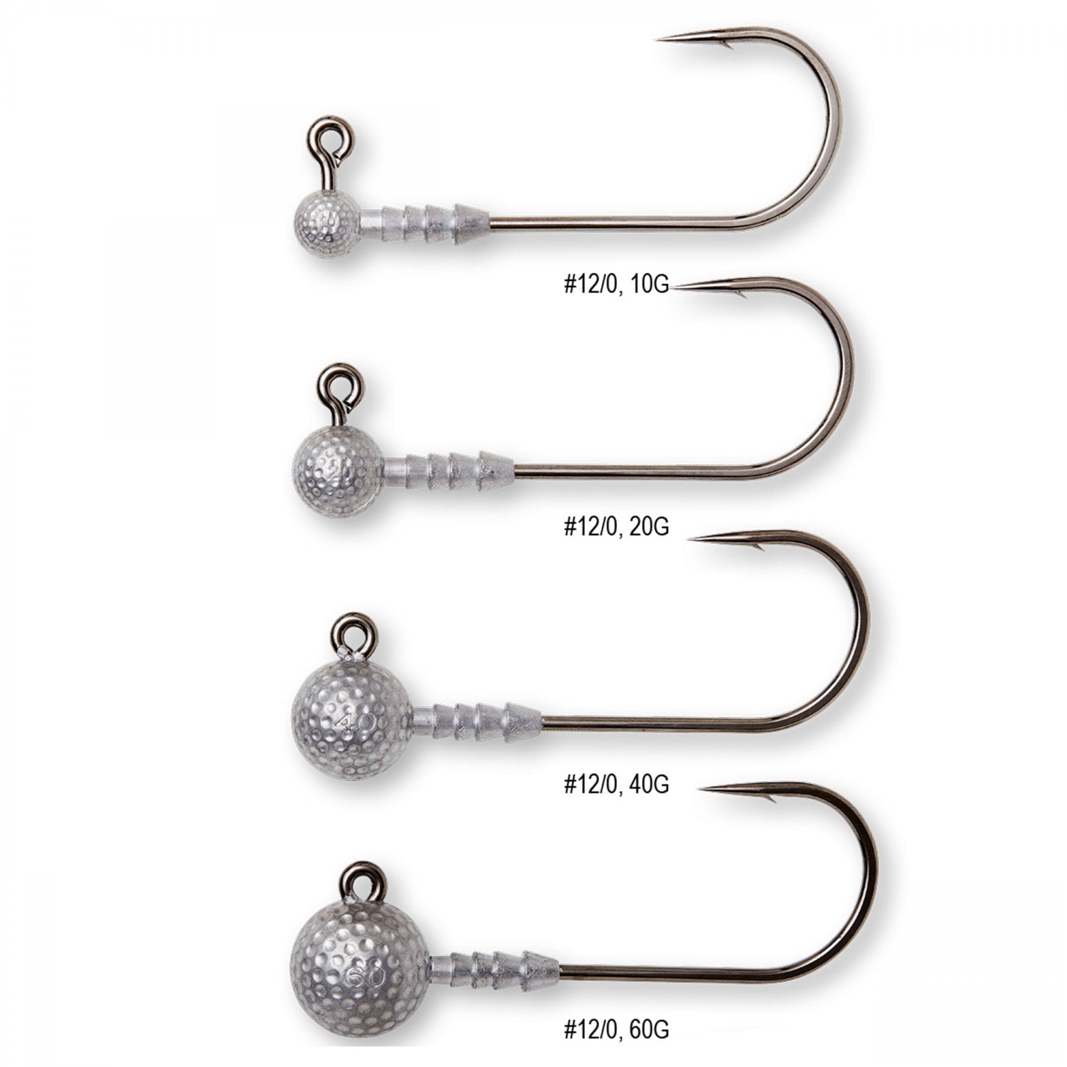 Jig Madcat Golf Ball No.10/0 20gr Jighead Natural Bulk