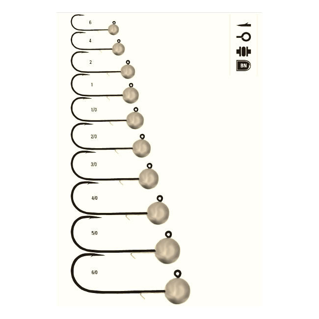 Jig Mustad F2 Nr.6, 5g, 6buc/pac