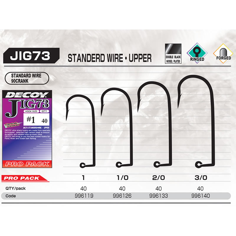 Jig Nelestat DECOY Pro Pack Jig73 Upper Standard Wire 40buc/set