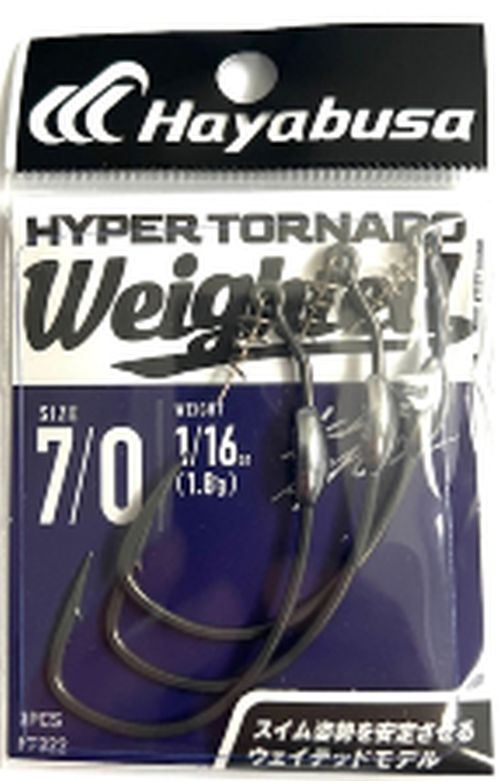 Jig Offset HAYABUSA Hyper Tornado Weighted 3buc