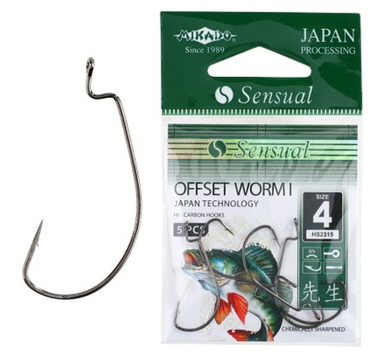 Jig Offset Mikado Sensual Worm BN