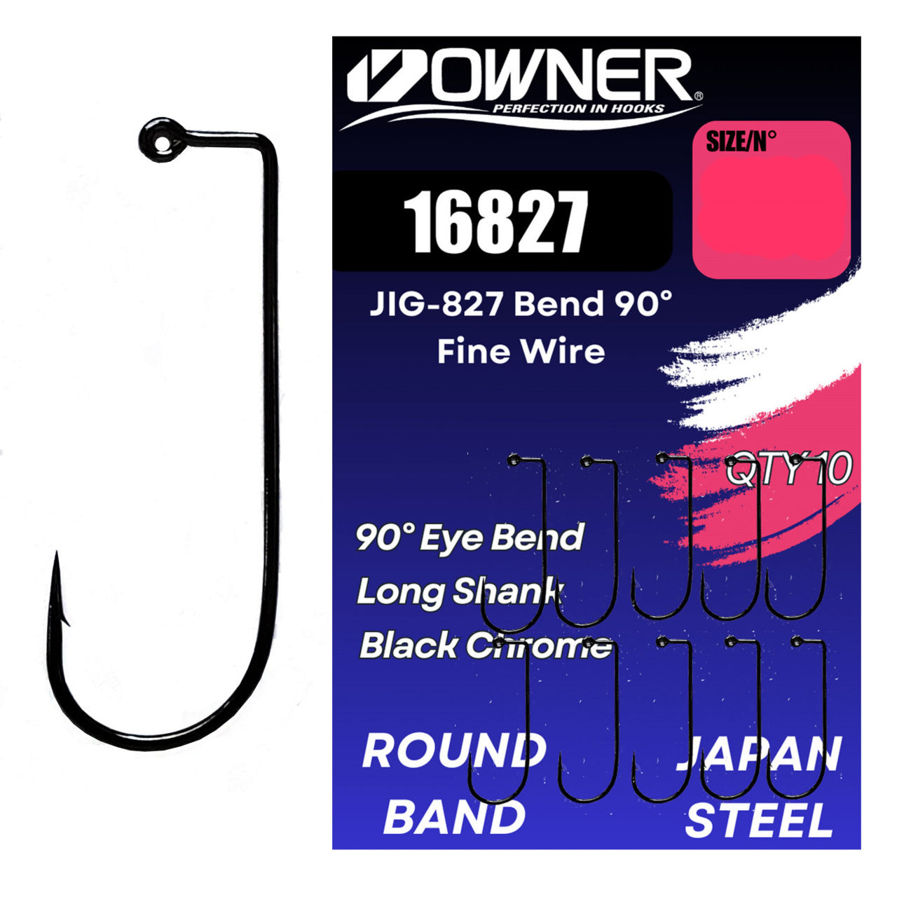 Jig Owner Amaz Nelestat 16827 JIG-827 Bend 90° Fine Wire 10buc/pac