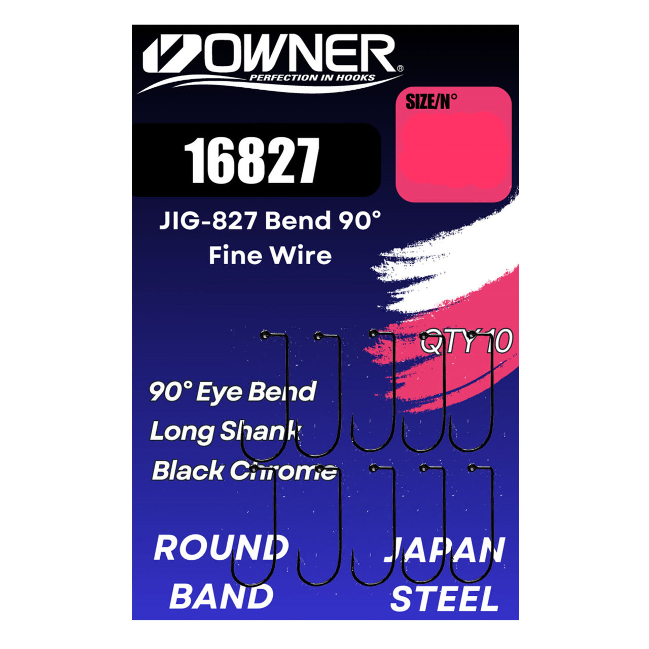 Jig Owner Amaz Nelestat 16827 JIG-827 Bend 90° Fine Wire 10buc/pac