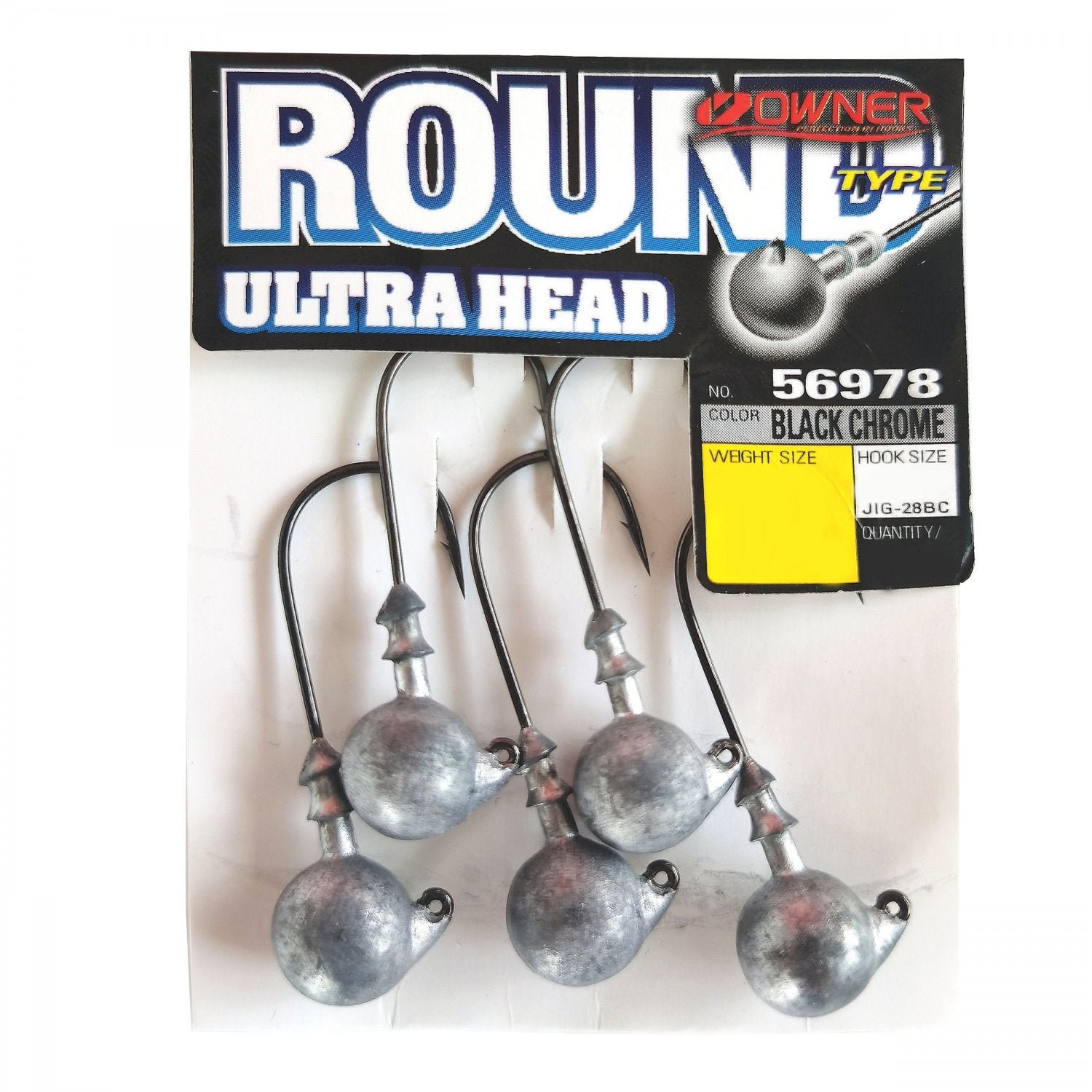 Jig Owner Lestat 56978 No.2/0 12gr Round Jig Head 5buc/plic