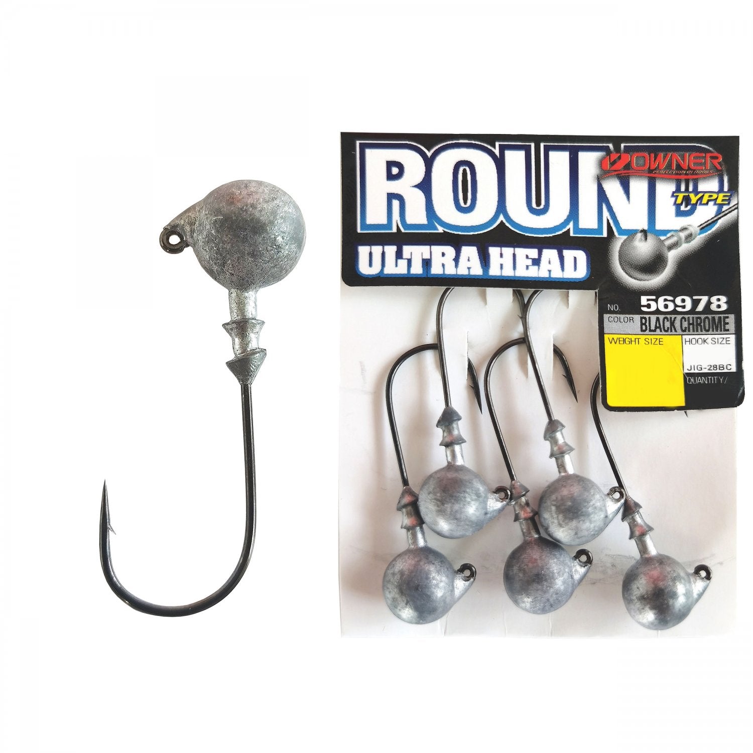 Jig Owner Lestat 56978 No.4/0 12gr Round Jig Head 4buc/plic