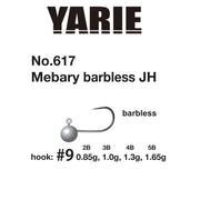 Jig Yarie 617 Mebary Barbless nr.9 5buc/plic