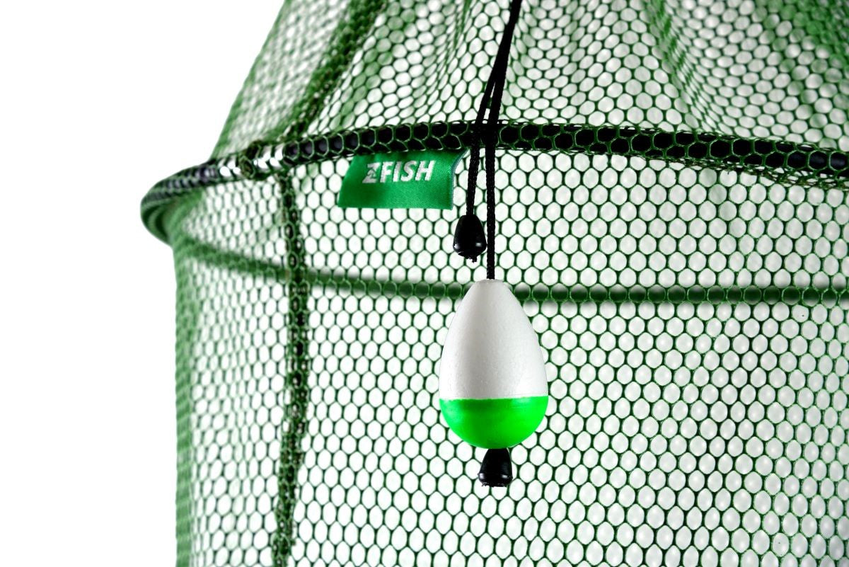 Juvelnic Zfish Keepnet R-Mash, Large, Green, 120x40cm