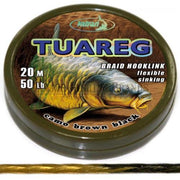 KATRAN Braided hook links TUAREG 15Lb 20 M/15Lb/20 M/camo brown black