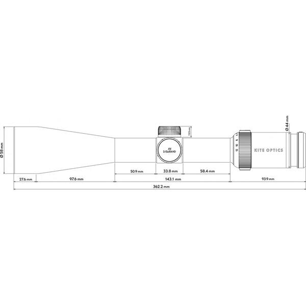  KITE OPTICS LUNETA K6 HD 2-12X50/IRA4I/30MM