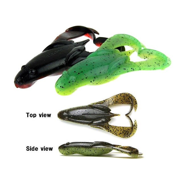 Keitech Noisy Flapper White Frog 009 8.9cm