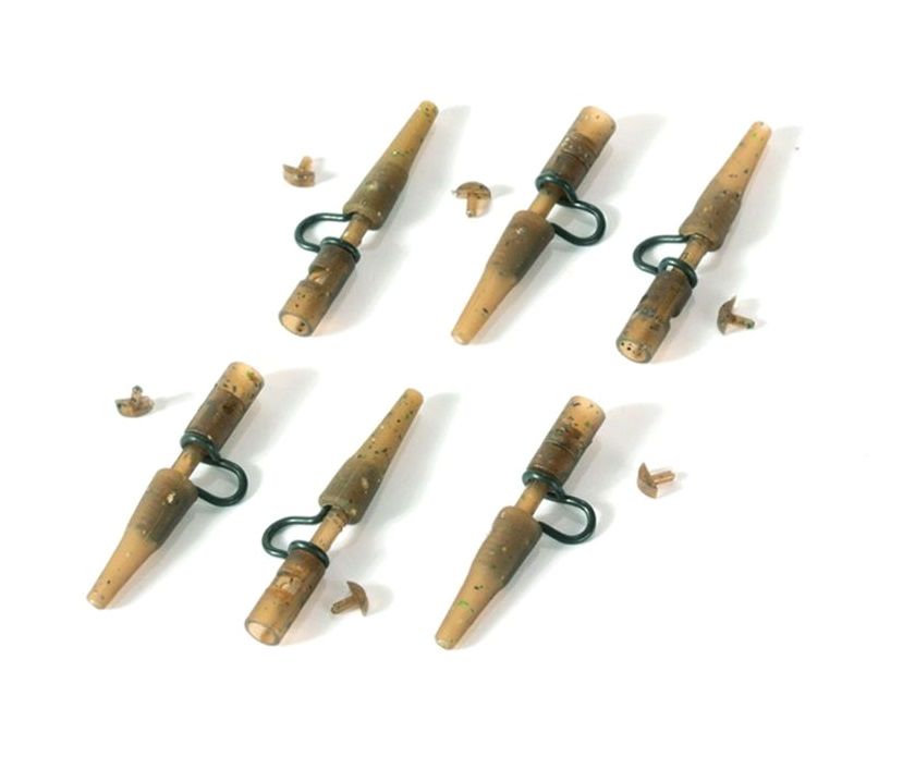 Kit Extra Carp Camou Heavy Lead Clip, 6 Buc/Plic