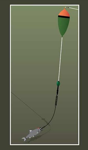 Kit Fox Rage Predator Float Trace, 52cm, 40lb, Size 4 Barbed, 1buc/pac