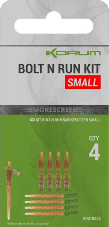 Kit KORUM Smokescreen Bolt N Run Kit, Small, 4buc/pac