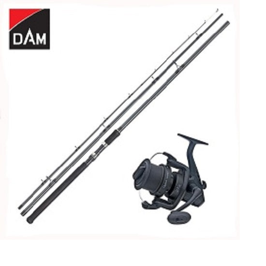 Kit Lanseta DAM Camaro Feeder 3.90 m 120 g PLUS Mulineta DAM Quick ZCast FD
