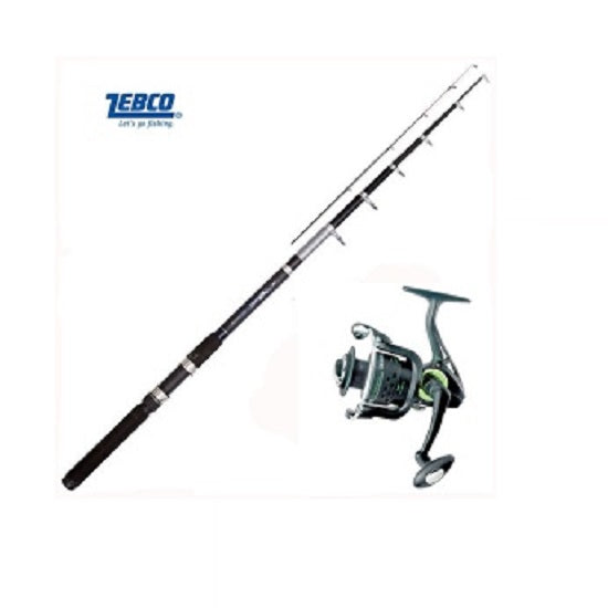 Kit Lanseta ZEBCO Atac Tele Feeder 3.30 m 80 g PLUS Mulineta Zebco Cool X FD 350
