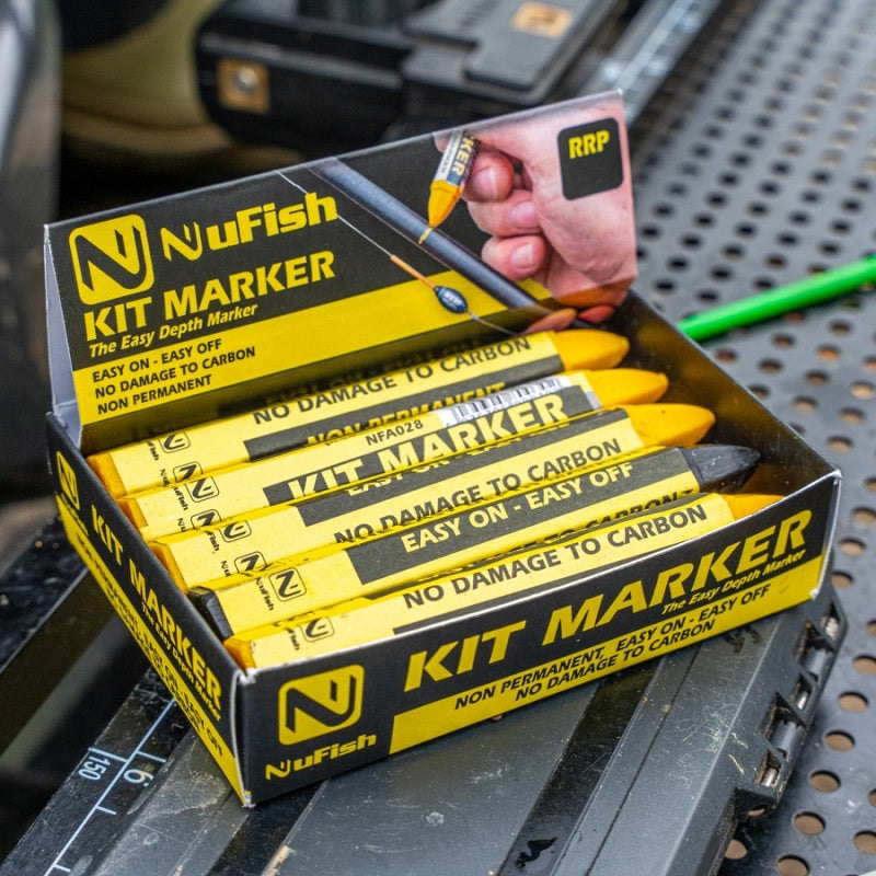 Kit Marker NUFISH Top Kit Marker Carbon Friendly, Galben &amp; Negru