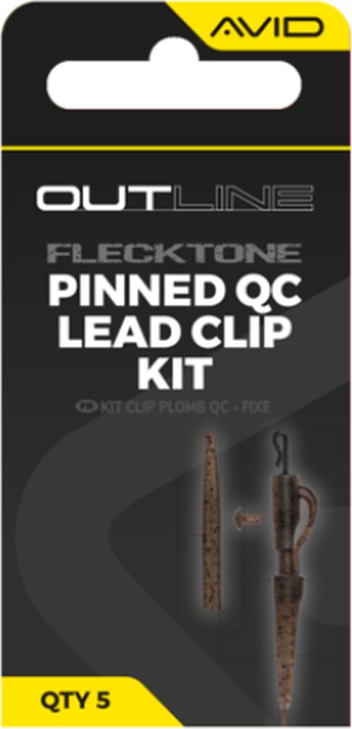 Kit Montura Plumb Pierdut AVID Outline FleckTone Pinned QC Lead Clip Kit, 5buc/pac