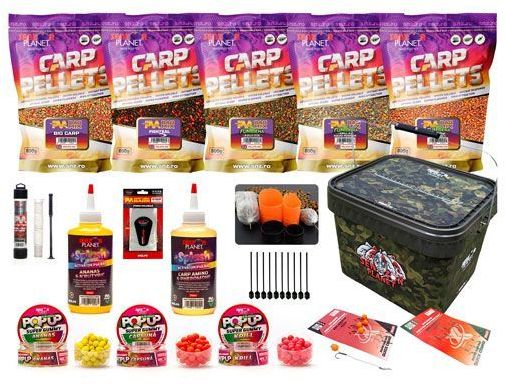 Kit Nada Senzor PVA Bag &amp; Saculet Profi Box + Galeata 10L