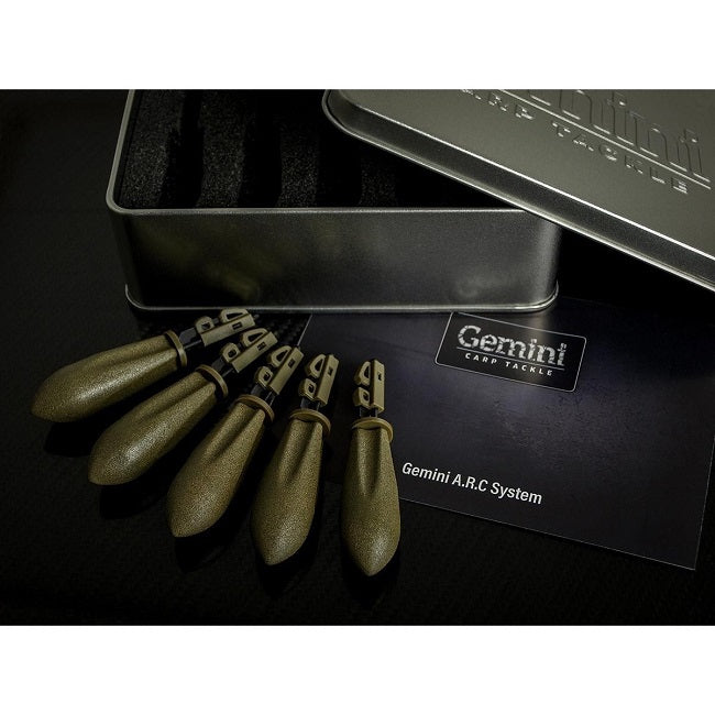 Kit Plumb Gemini A.R.C System Leads Mixed Silt Brown 2-3,5oz 5buc/cutie
