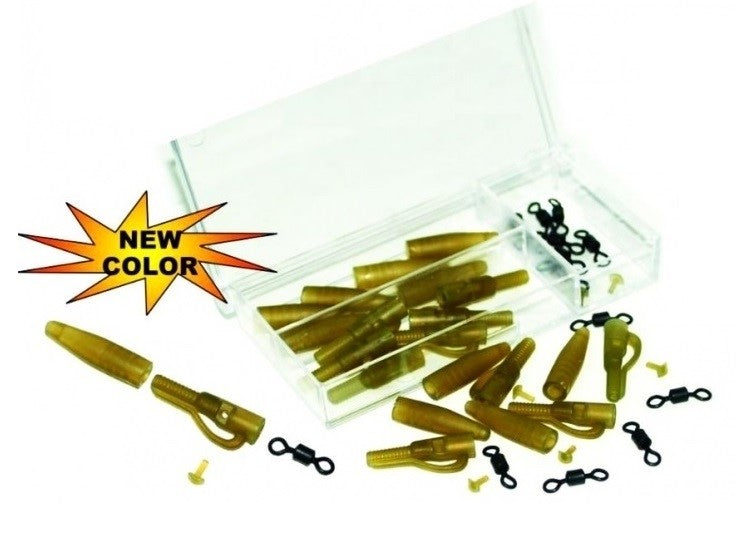 Kit Plumb Pierdut EXTRA CARP Lead Clip + Vartej Nr.8 + Cutie, 10kit-uri/pac