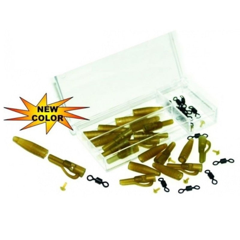 Kit Plumb Pierdut EXTRA CARP Lead Clip + Vartej Nr.8 + Cutie, 10kit-uri/pac