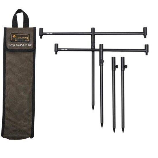 Kit Prologic Buzz Bar Avenger Pentru 3 Posturi + Husa