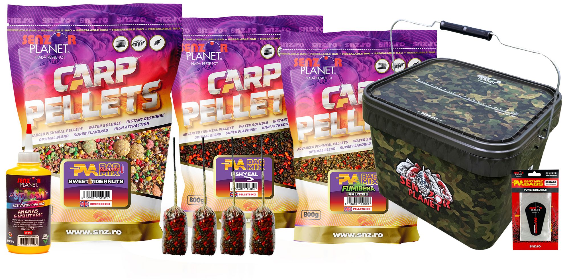 Kit SENZOR PVA Box + Galeata 10L