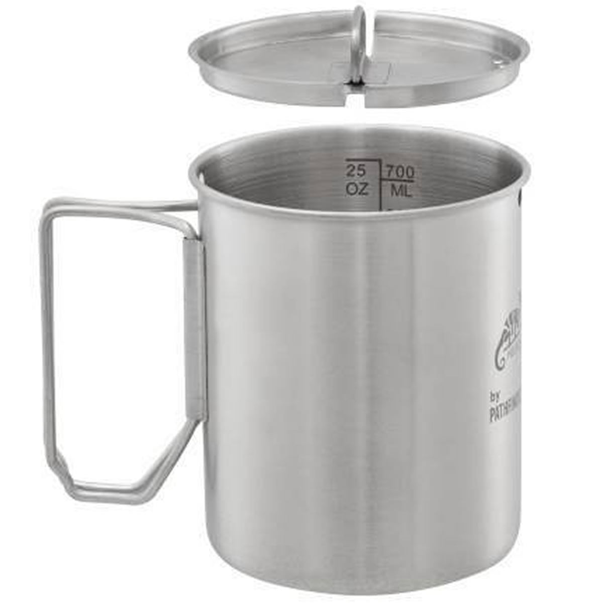 Kit Sticla 0.95L &amp; Gamela 0.7L Helikon Tex Stainless Steel