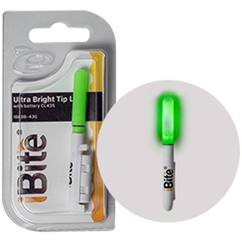 Kit avertizor EnergoTeam iBite 425 Bulb 4.06mm LED + Baterie verde