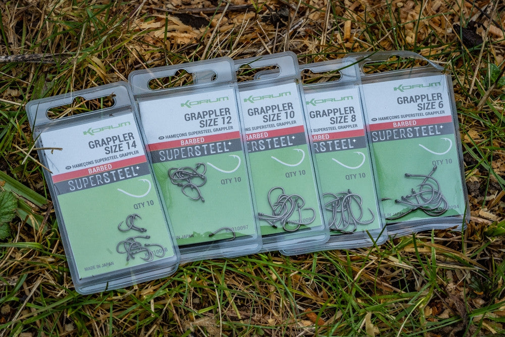 Korum Grappler Hook Size 10 Barbed 10Buc/Plic