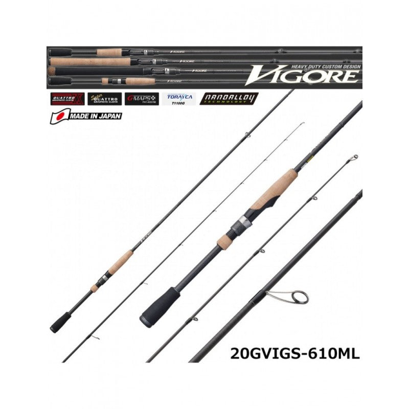 LANSETA GRAPHITELEADER VIGORE 20GVIGS-610ML 2.08M 1.75-10.5g (1/16-3/8OZ) 1seg