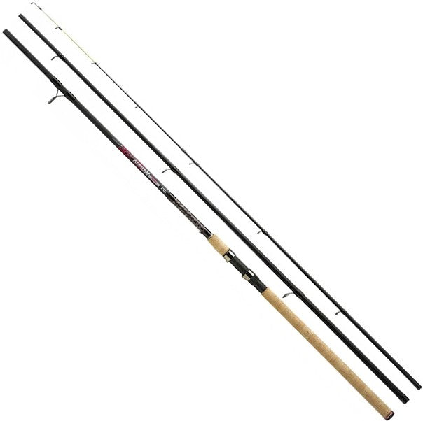 LANSETA JAXON BLACK ARROW FEEDER 3+2 SEG 3.30M 60-120GR