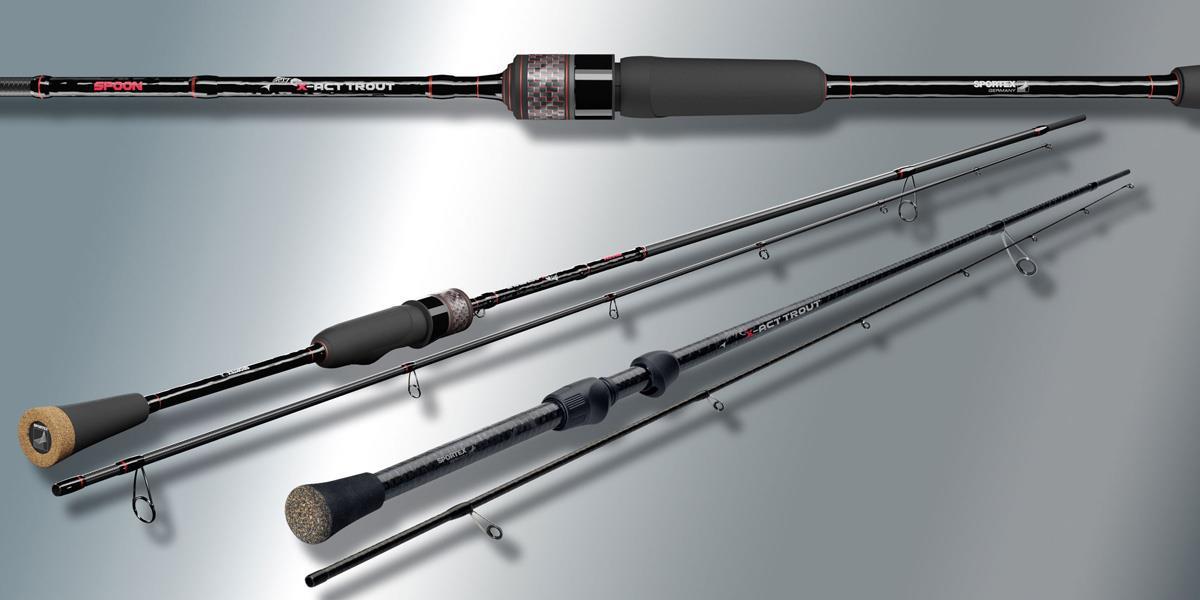 LANSETA SPORTEX X-ACT TROUT SPOON 1.95M 0.2-7G 2SEG