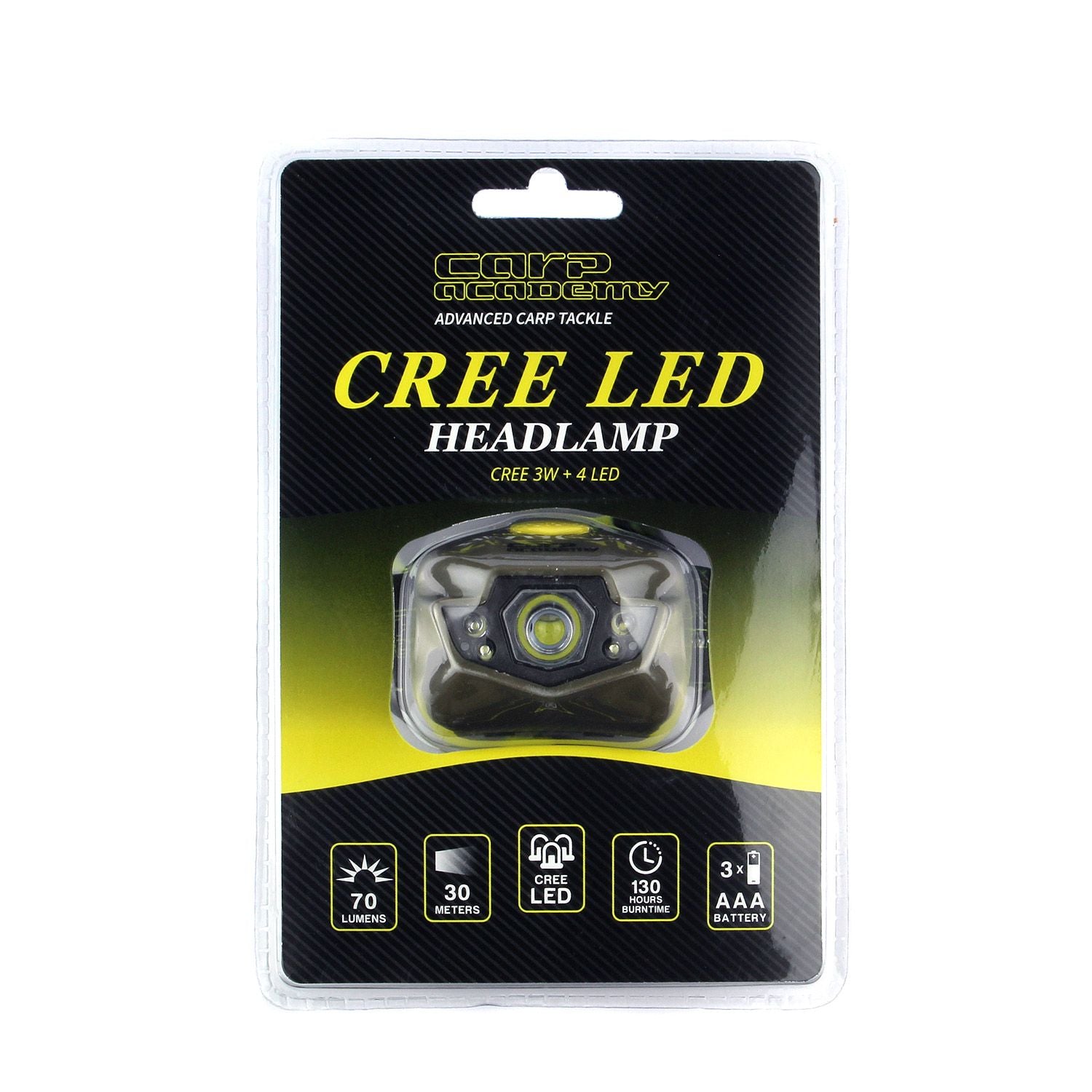 LANTERNA CAP CARP ACADEMY CREE 3W LED