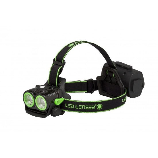 LANTERNA CAP LED LENSER XEO 19R GREEN 2000LM + INC.+