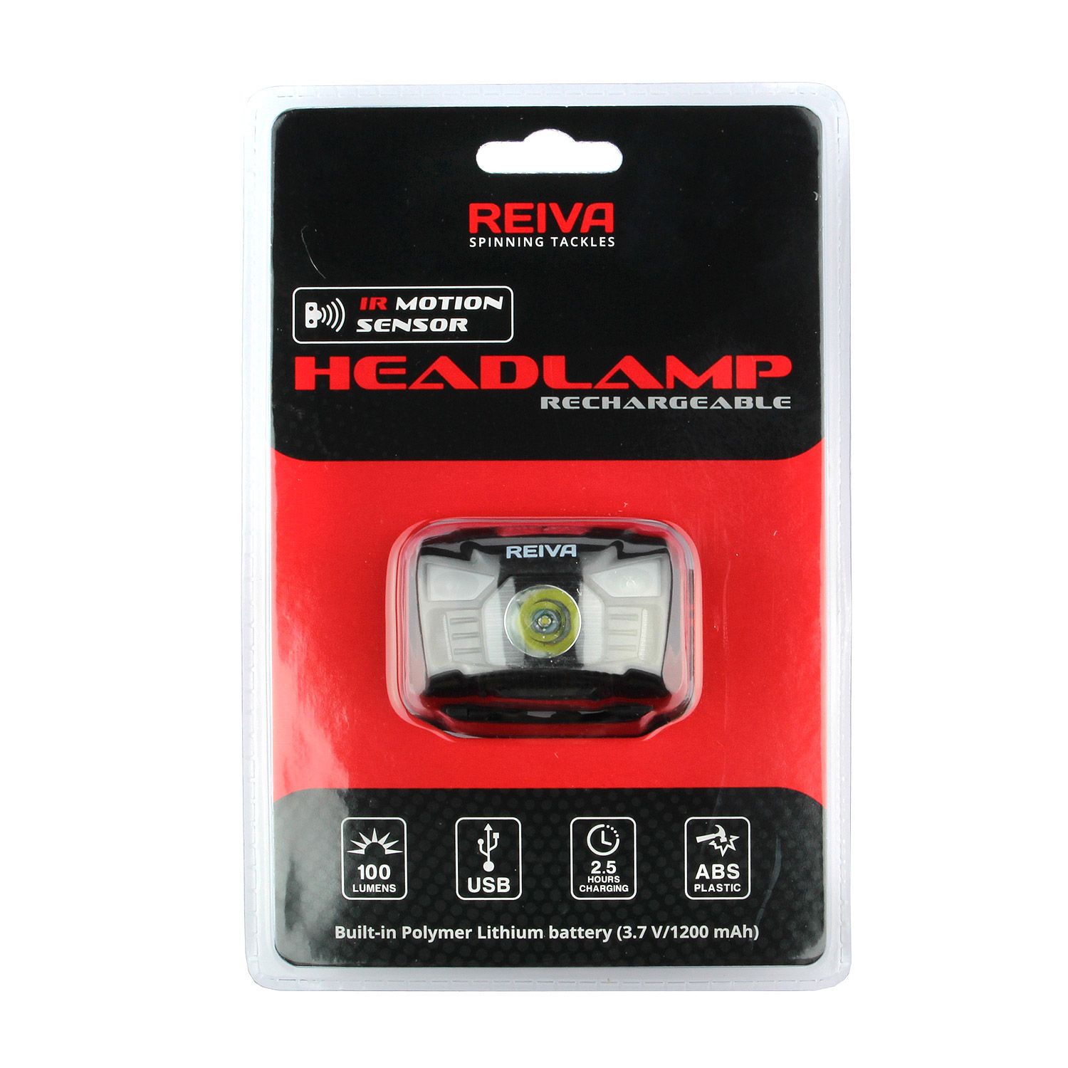 LANTERNA CAP REIVA CU CABLU USB 100 lumeni