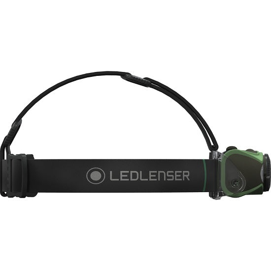 LANTERNA DE CAP REINCARCABILA LED LENSER MH8 GREEN 600 LUMENI