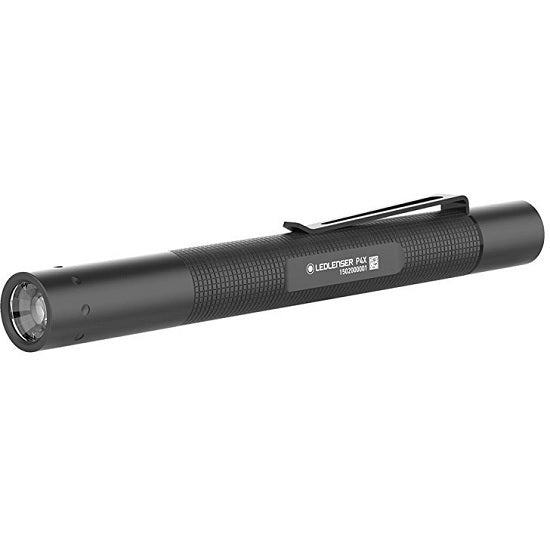 LANTERNA DE MANA LED LENSER P4X + HUSA, 120 LUMENI / 2XAAA