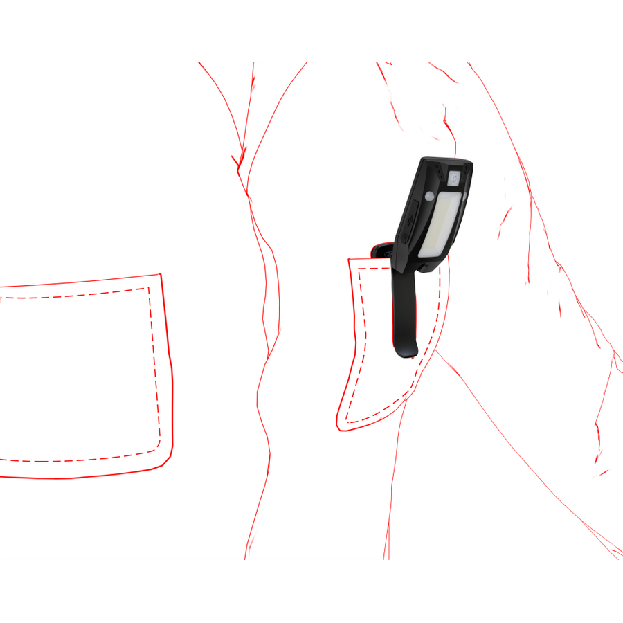 LANTERNA LED LENSER CU CLIPS SOLIDLINE SC4R 200 LUMENI
