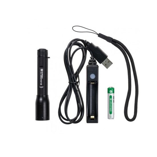LANTERNA LED LENSER P3R, 140 LUMENI + INCARCATOR