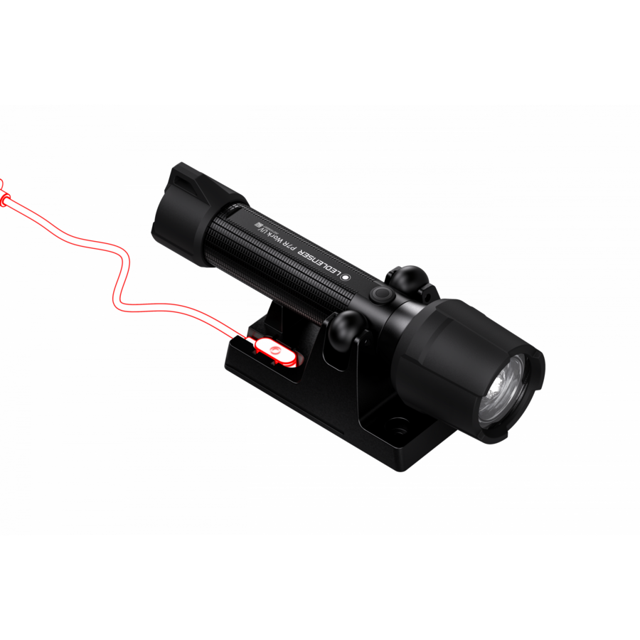LANTERNA LED LENSER P7R WORK UV BLACK 1200 LUMENI ACUMULATOR+USB
