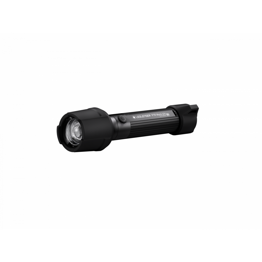 LANTERNA LED LENSER P7R WORK UV BLACK 1200 LUMENI ACUMULATOR+USB