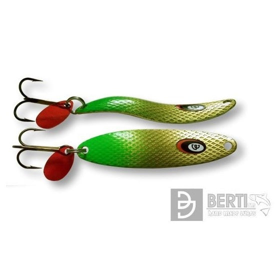 LINGURITA OSCILANTA BERTILURE TAIFUN NR.1 LUNGIME 53 MM. CULOARE GREEN TAIL 7 GRAME