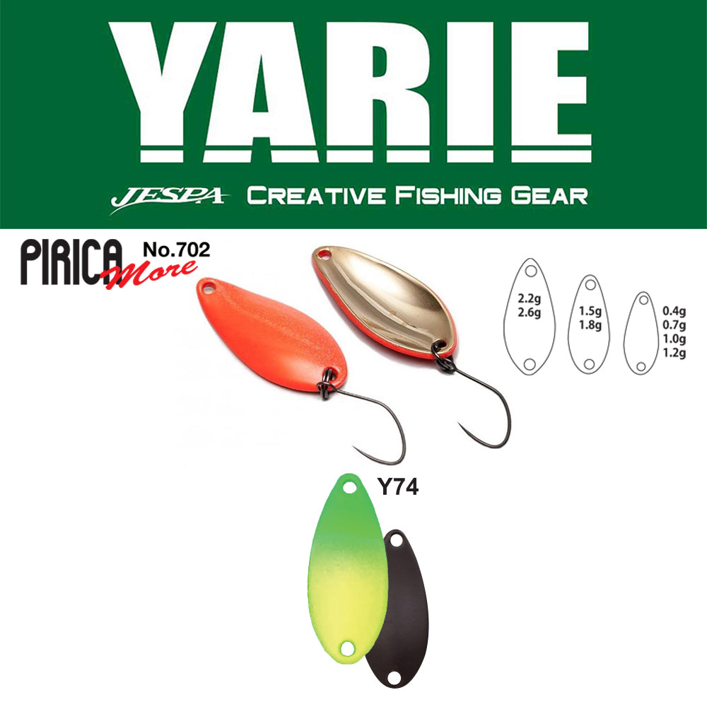 LINGURITA OSCILANTA YARIE 702 PIRICA MORE Y74 GREEN/LEMON 1.8G