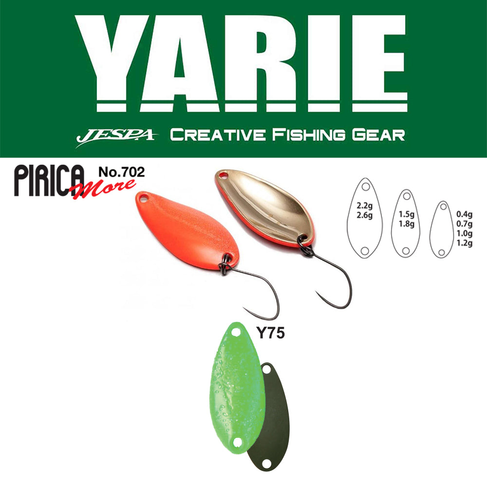 LINGURITA OSCILANTA YARIE 702 PIRICA MORE Y75 GREEN HOLOLUMELUME 1.5G