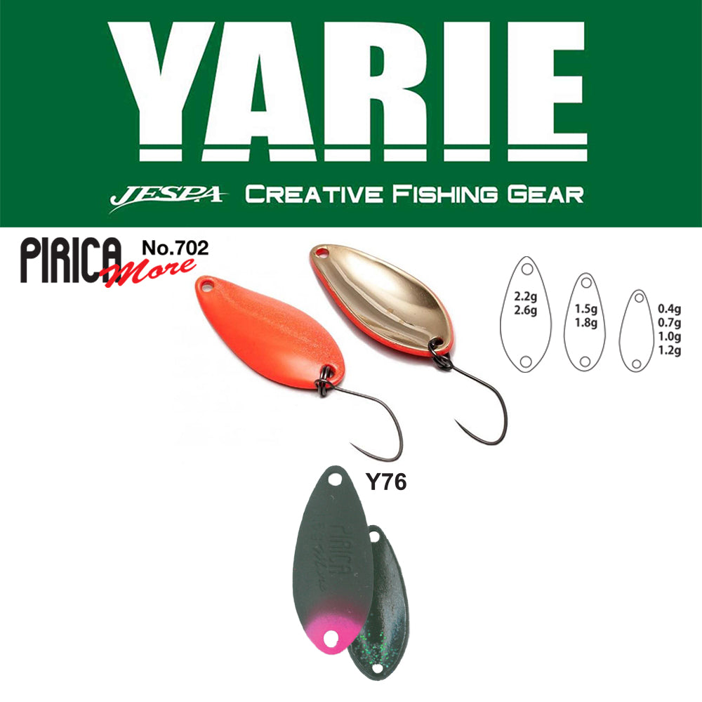 LINGURITA OSCILANTA YARIE 702 PIRICA MORE Y76 OLIVE/PINK TAIL 2.6G