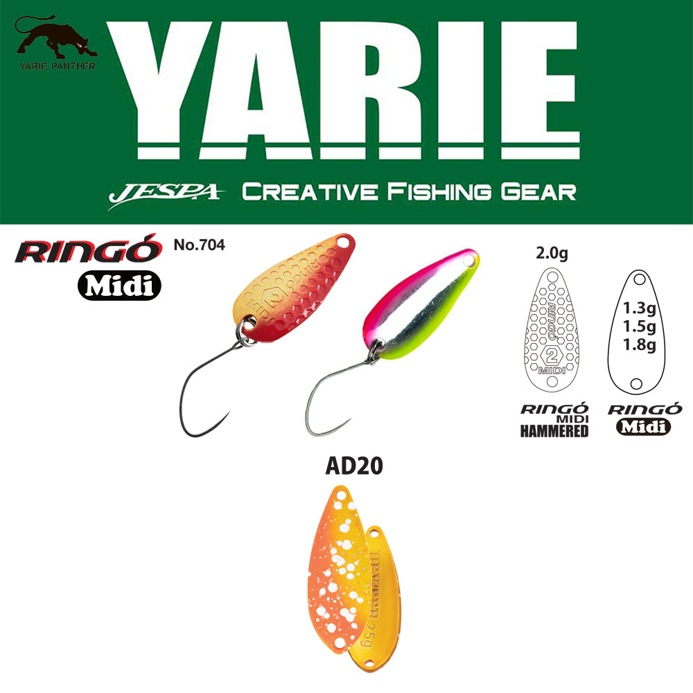 LINGURITA OSCILANTA YARIE 704 RINGO MIDI AD20 FIRST FIRE 1.8G