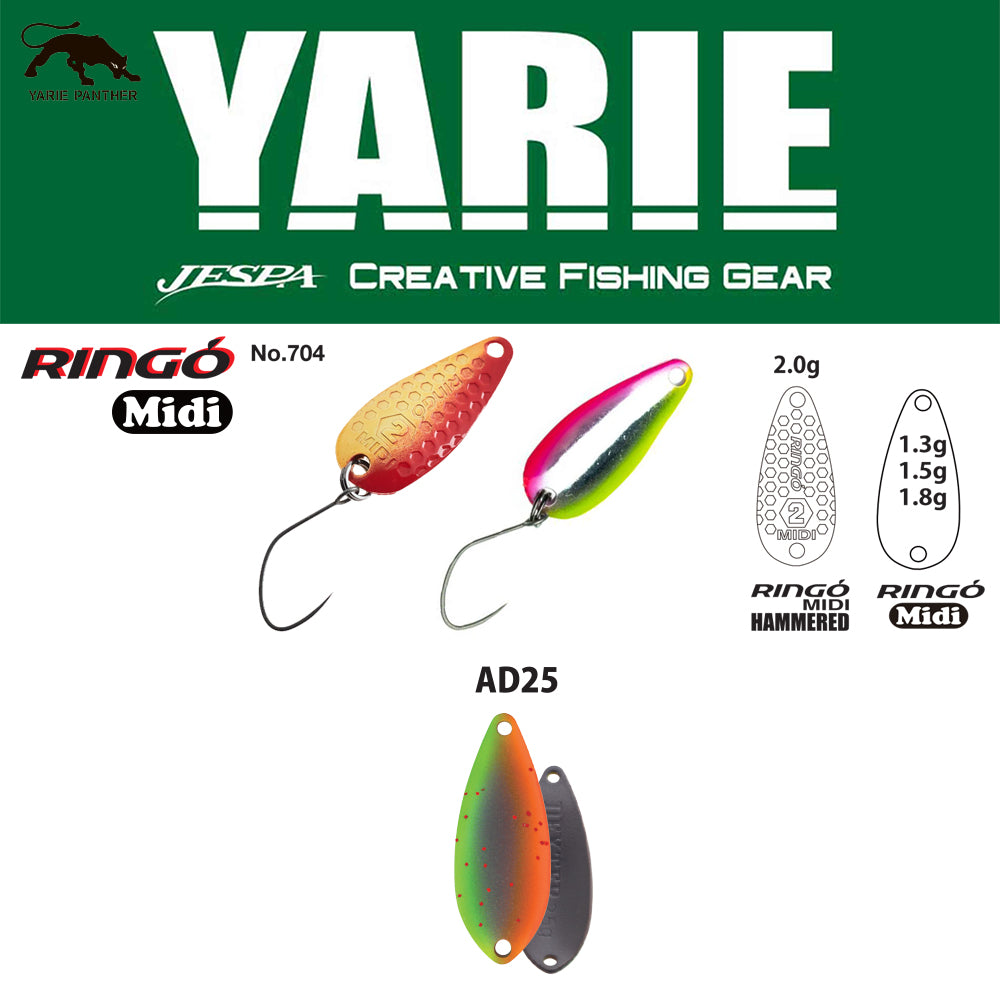 LINGURITA OSCILANTA YARIE 704 RINGO MIDI AD25 Vegetable 1.8G