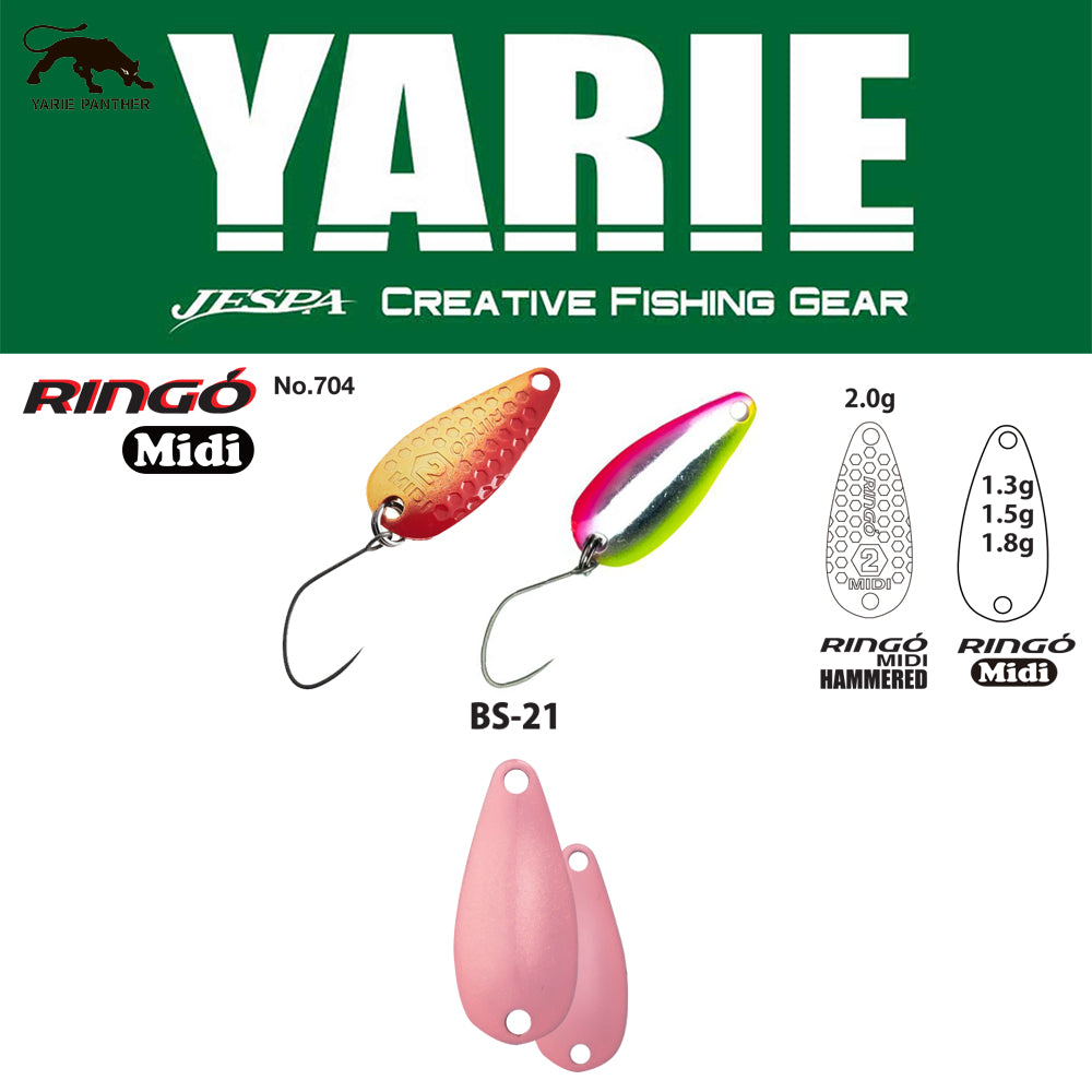 LINGURITA OSCILANTA YARIE 704 RINGO MIDI BS-21 Gradation R Pink 1.8G