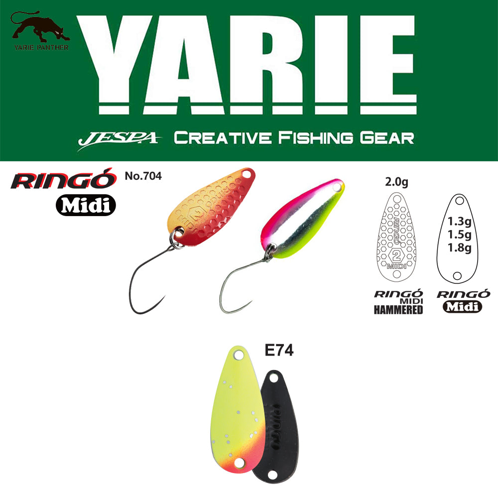 LINGURITA OSCILANTA YARIE 704 RINGO MIDI E74 Lemon Squash 1.8G